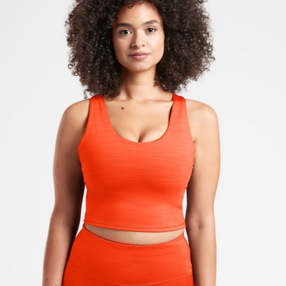 Athleta Ultimate Space Dye Crop in SuperSonic D-DD - Picture 1 of 7